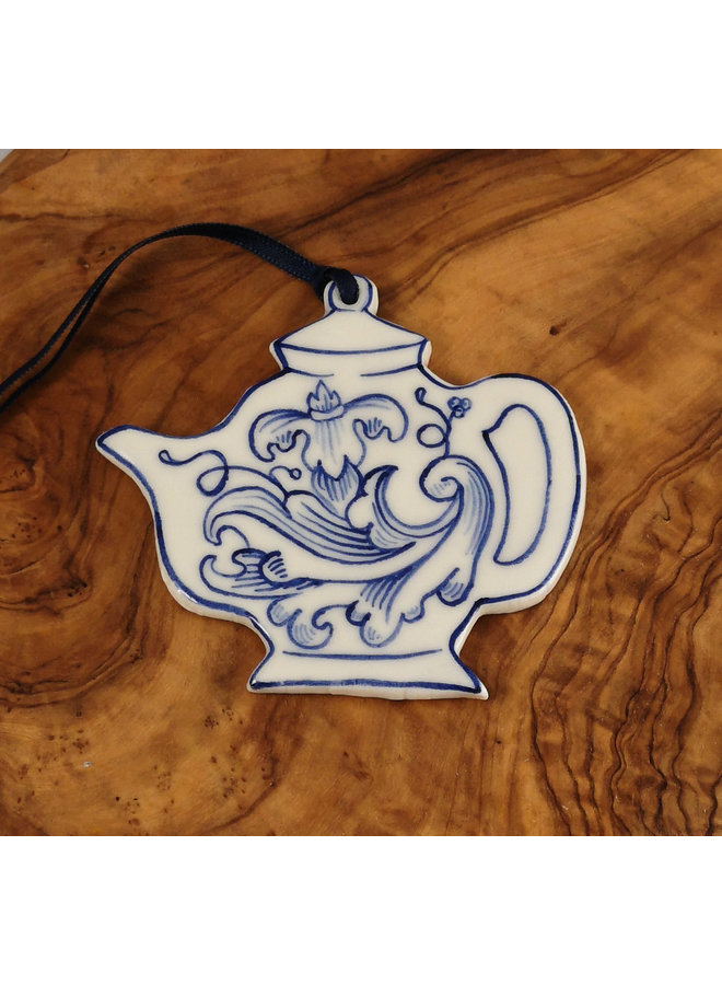 Teapot with pattern Ceramic Decoration   067