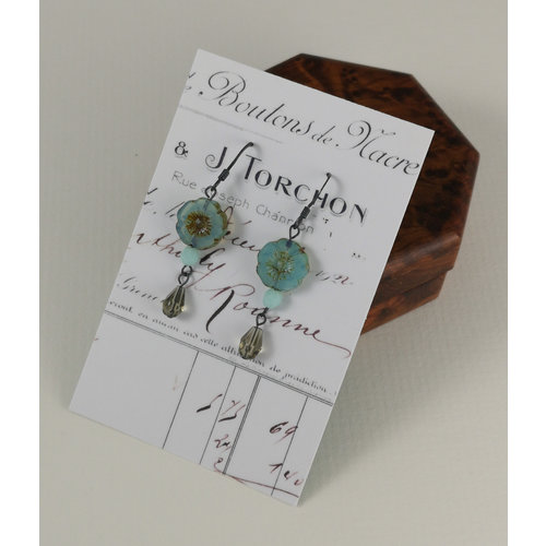 Judith Brown Bohemia duck egg blue drop earrings 17 Judith Brown Bohemia duck egg blue drop earrings 17