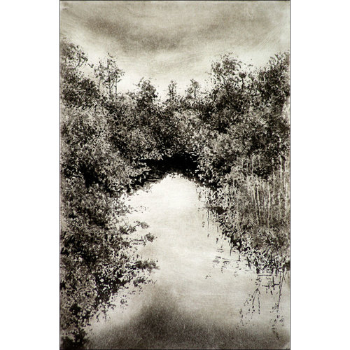 Ian Brooks Bidgehouse Beck from Ebor Lane, Haworth - etching 27 Ian Brooks Bidgehouse Beck from Ebor Lane, Haworth - etching 27