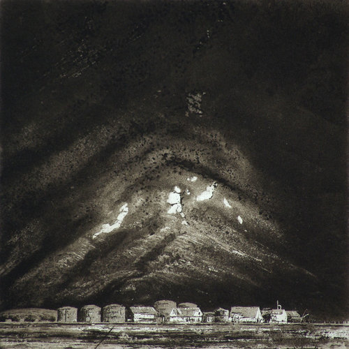 Ian Brooks Husvik - etching 29 unframed Ian Brooks Husvik - etching 29 unframed
