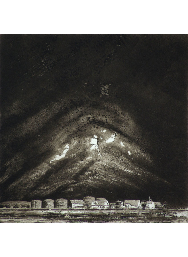 Husvik - etching 29 unframed
