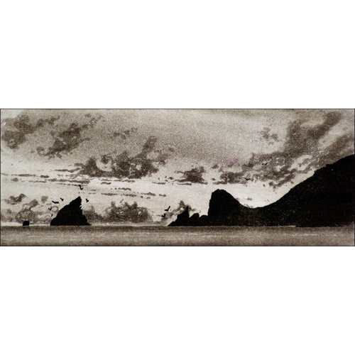 Ian Brooks Twilight, Gough Island etching 25 unframed Ian Brooks Twilight, Gough Island etching 25 unframed