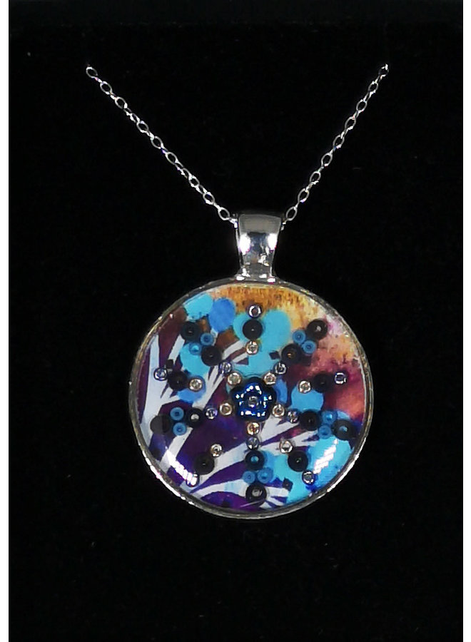 Round Folly Medium Art pendant 08