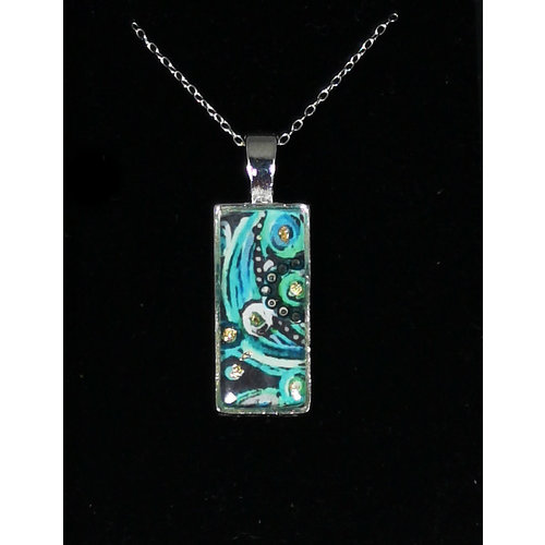 Nimanoma Short Thin Mistle Art pendant 16 Nimanoma Short Thin Mistle Art pendant 16