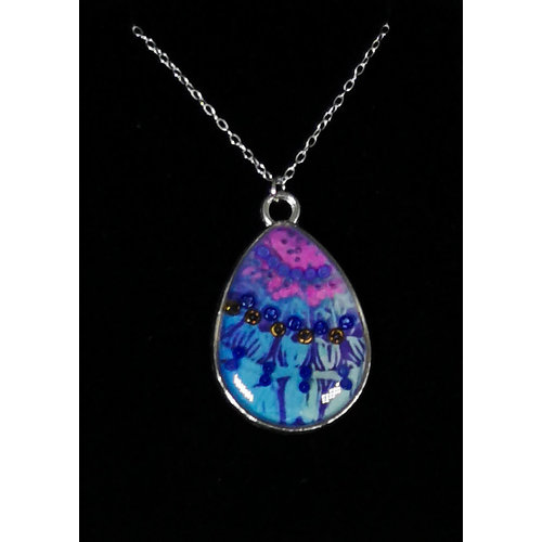 Nimanoma Teardrop Organdy Art pendant 02 Nimanoma Teardrop Organdy Art pendant 02