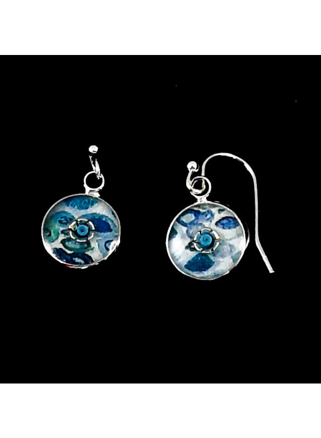 Thinker Art round drop earrings  23