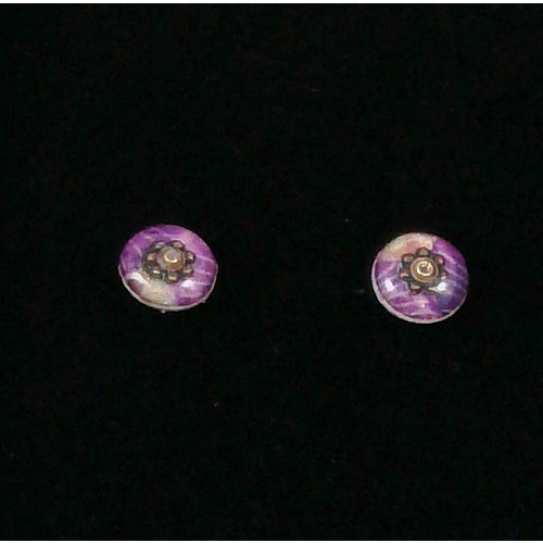 Nimanoma Blackberry Art round stud earrings 30 Nimanoma Blackberry Art round stud earrings 30
