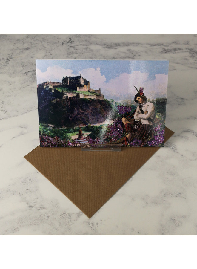 Edinburgh Vintage Glitter Card 39