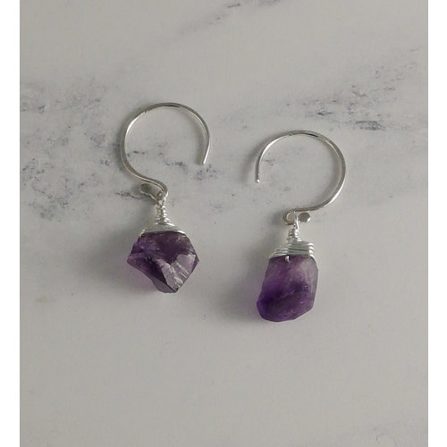 Katherine Bree Amethyst Rock Ohrringe 31 Katherine Bree Amethyst Rock Ohrringe 31