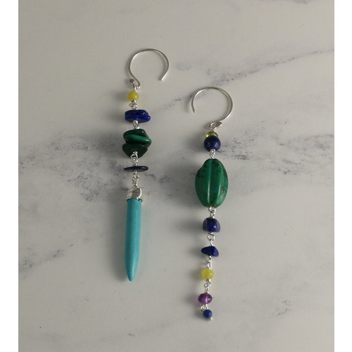 Katherine Bree Amulet Lagoon drop Earrings 23 Katherine Bree Amulet Lagoon drop Earrings 23
