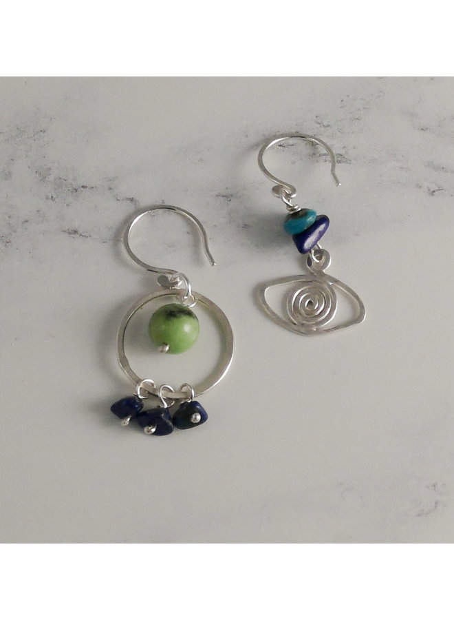 Eye Lagoon drop earings 29