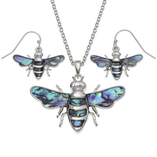 Tide Jewellery Bee flying inlaid necklace 108 Tide Jewellery Bee flying inlaid necklace 108