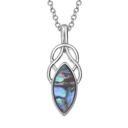 Tide Jewellery Celtic Knot oval shell necklace 112 Tide Jewellery Celtic Knot oval shell necklace 112