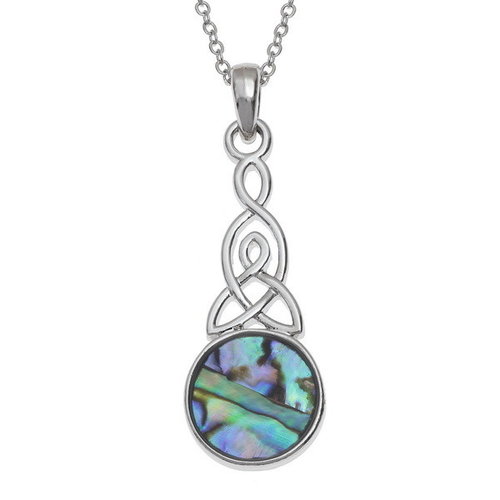 Tide Jewellery Celtic Knot round shell necklace 111 Tide Jewellery Celtic Knot round shell necklace 111
