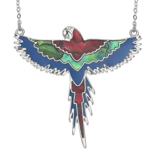 Tide Jewellery Flying Macaw 2 paua collar de concha 130 Tide Jewellery Flying Macaw 2 paua collar de concha 130