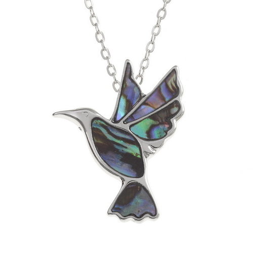 Tide Jewellery Hummngbird Paua shell necklace 123 Tide Jewellery Hummngbird Paua shell necklace 123