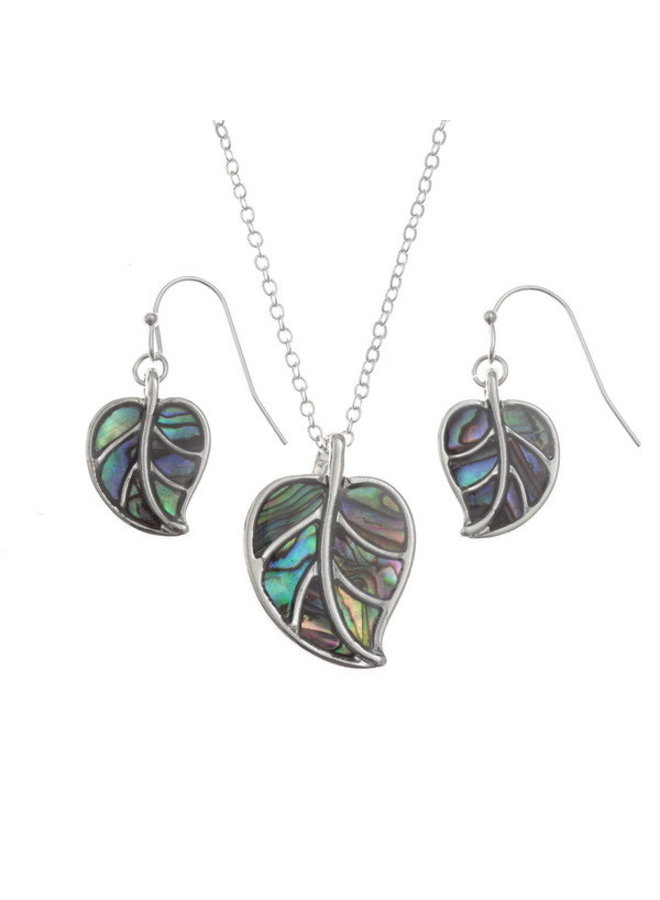 Leaf Paua Muschelkette 128