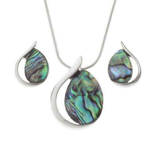 Tide Jewellery Teardrop Paua shell stud earrings 126 Tide Jewellery Teardrop Paua shell stud earrings 126