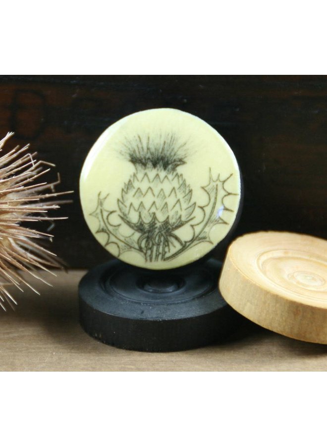 Distel Entwürfe Brosche 32