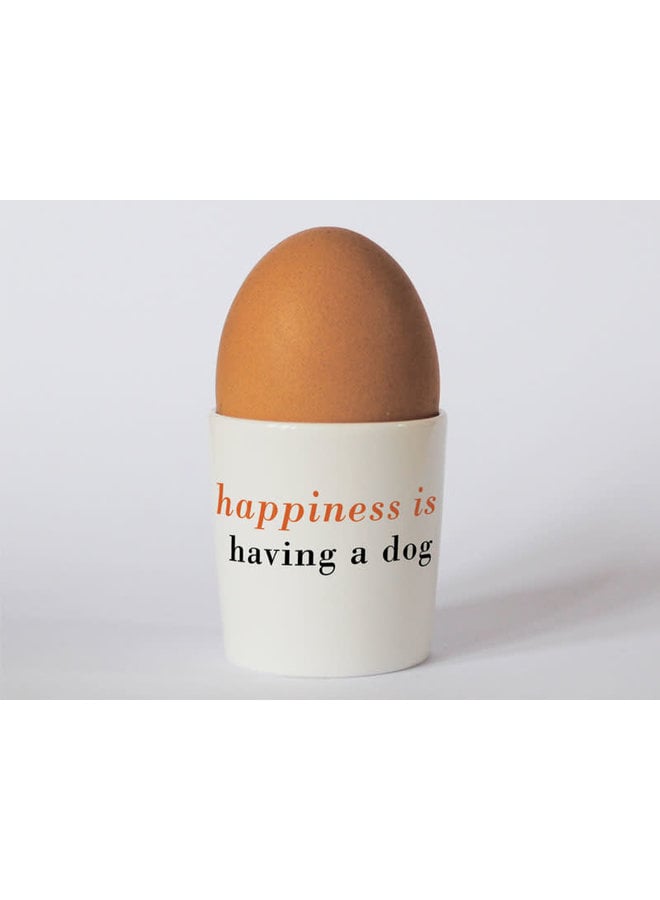Happiness Sausage Dog Orange eggcup 77