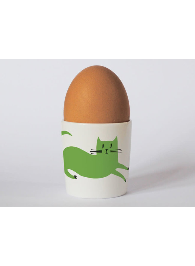 Felicidad Long Cat green eggcup 70
