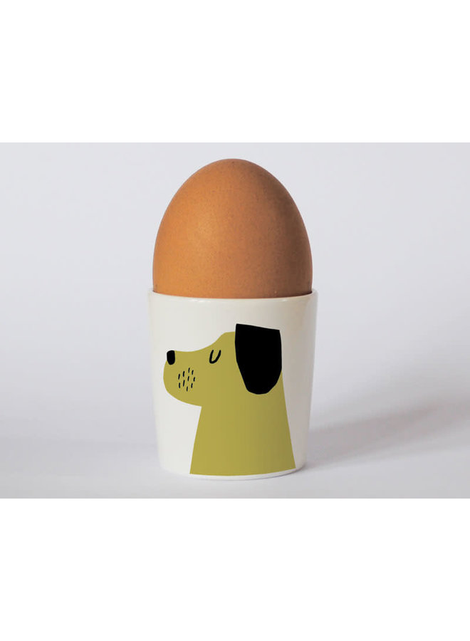 Happiness Dog Olive eggcup 72