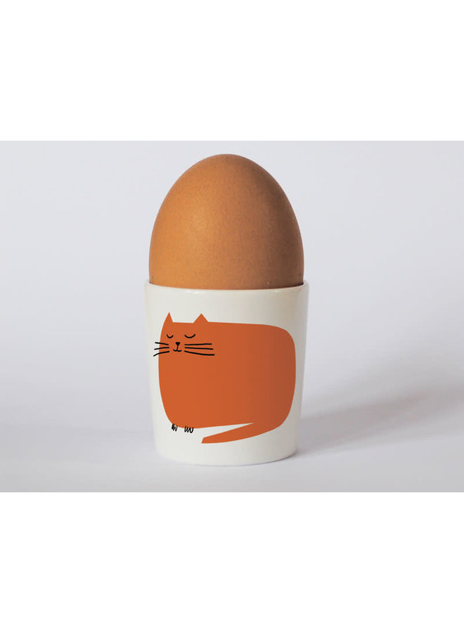 Happiness Catnap Orange eggcup 78