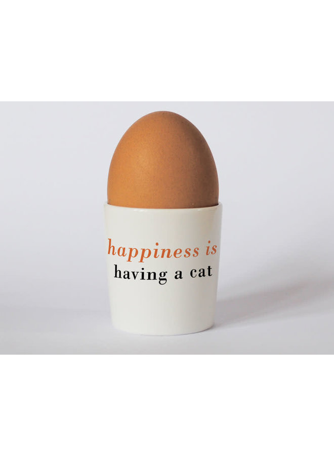 Happiness Catnap Orange eggcup 78