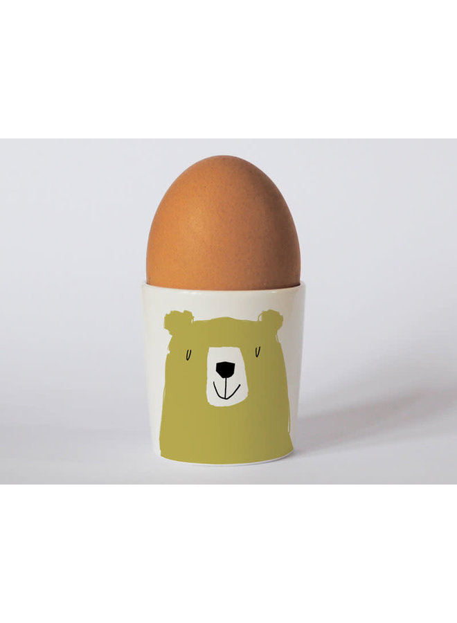 Happiness Bear Olive Eierbecher 94
