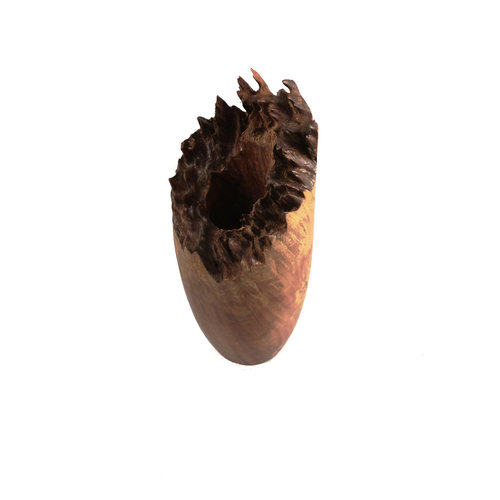 Kim W Davis Red Mallee Wood Hand Turned Burr Vase 31 Kim W Davis Red Mallee Wood Hand Turned Burr Vase 31