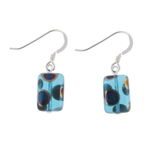 Carrie Elspeth Pendientes Turquesa Dotty Rectángulo 026 Carrie Elspeth Pendientes Turquesa Dotty Rectángulo 026