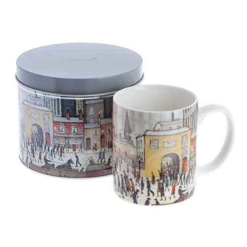 Dartington Crystal Ltd Lowry aus der Mühle Art Mug in einer Dose 077 Dartington Crystal Ltd Lowry aus der Mühle Art Mug in einer Dose 077