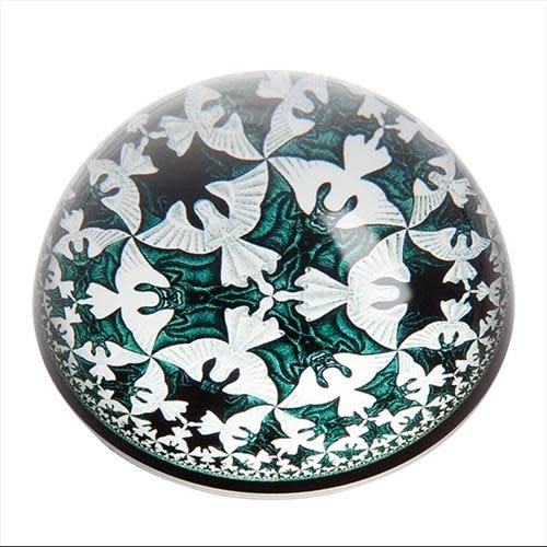 Dartington Crystal Ltd Escher Circle Limit IV Paperweight 093 Dartington Crystal Ltd Escher Circle Limit IV Paperweight 093