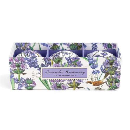 Michel Design Works Set de 3 bombas de baño de lavanda y romero Michel Design Works Set de 3 bombas de baño de lavanda y romero