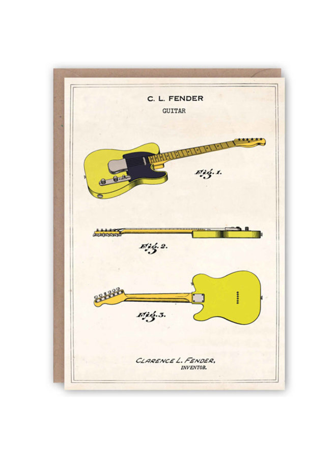 Fender Telecaster Pattern Book Card