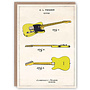 Fender Telecaster Pattern Book Card