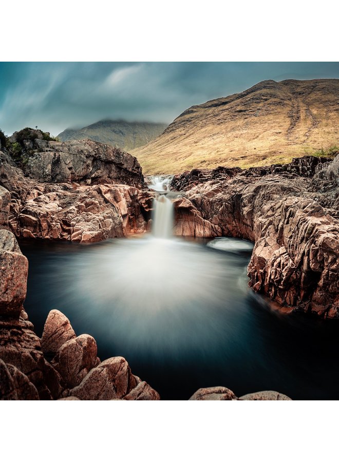 Falls at River Etive, Glencoe, UK 06