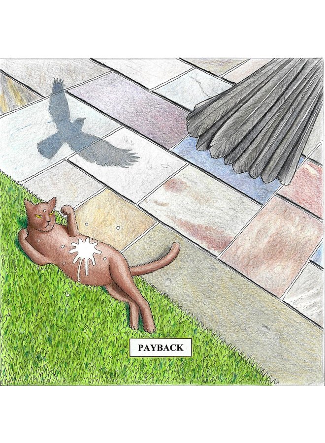 Payback Humorous Cat card 08