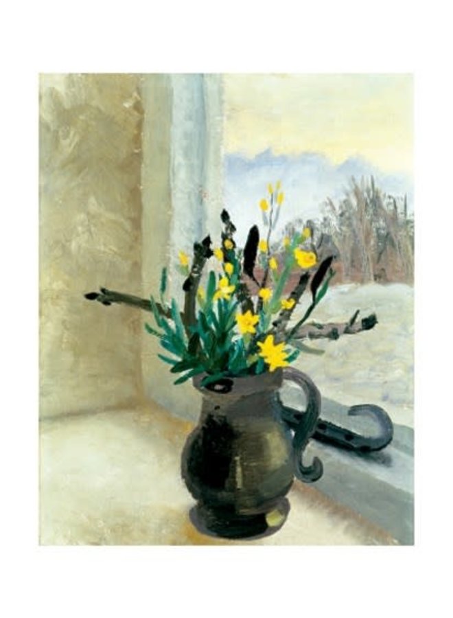 Horse Chestnut Buds and Winter Flowering Jasmine by Winifred Nicholson