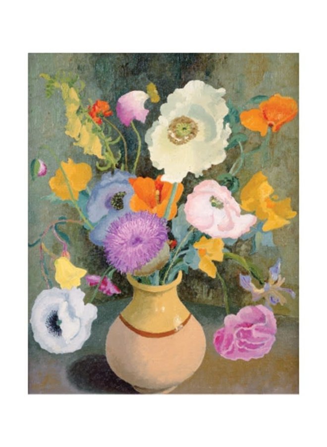 Poppies and Sweet Peas by Cedric Morris