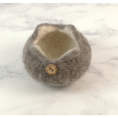 Rachel Morley Rare Breed Felt Bowl Cheviot Sheep 07 Rachel Morley Rare Breed Felt Bowl Cheviot Sheep 07