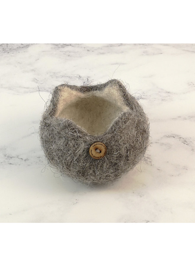 Rare Breed Felt Bowl  Herdwick Sheep 04