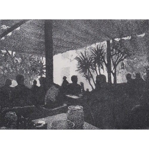 Pete Marsh Cafe-Barca 6 von 10 Radierung 07 Pete Marsh Cafe-Barca 6 von 10 Radierung 07