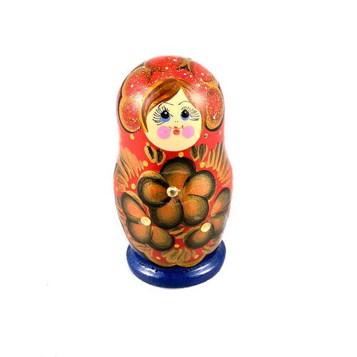 Russian Gifts Muñeca Martyoshka Nesting Azul con lentejuelas Pequeño 108 Russian Gifts Muñeca Martyoshka Nesting Azul con lentejuelas Pequeño 108