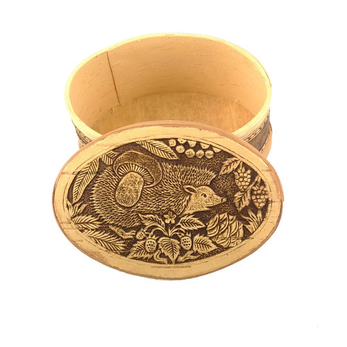 Russian Gifts Igel Oval Deckel Birkenrinde Box 126 Russian Gifts Igel Oval Deckel Birkenrinde Box 126