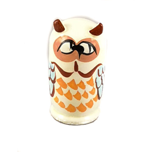 Russian Gifts 5 Nestelende sneeuwuil mini 115 Russian Gifts 5 Nestelende sneeuwuil mini 115