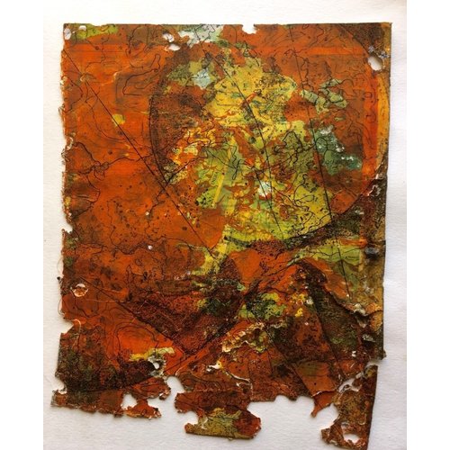 Susan Wright Burning Earth Monoprint und Radierung 18 Susan Wright Burning Earth Monoprint und Radierung 18