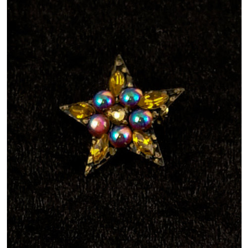 Annie Sherburne Vintage Stern Brosche Gold 133 Annie Sherburne Vintage Stern Brosche Gold 133