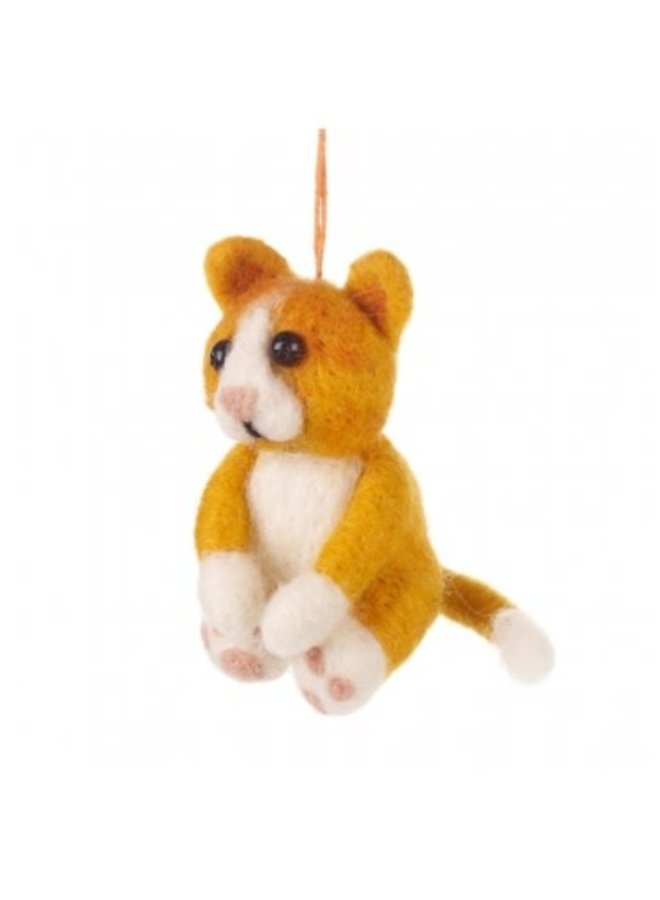 Cat Marmalade  Felt Ornament 016