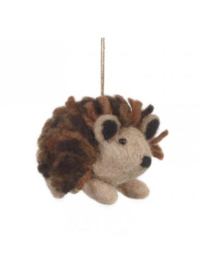 Hedgehog  Felt  Decoration 08